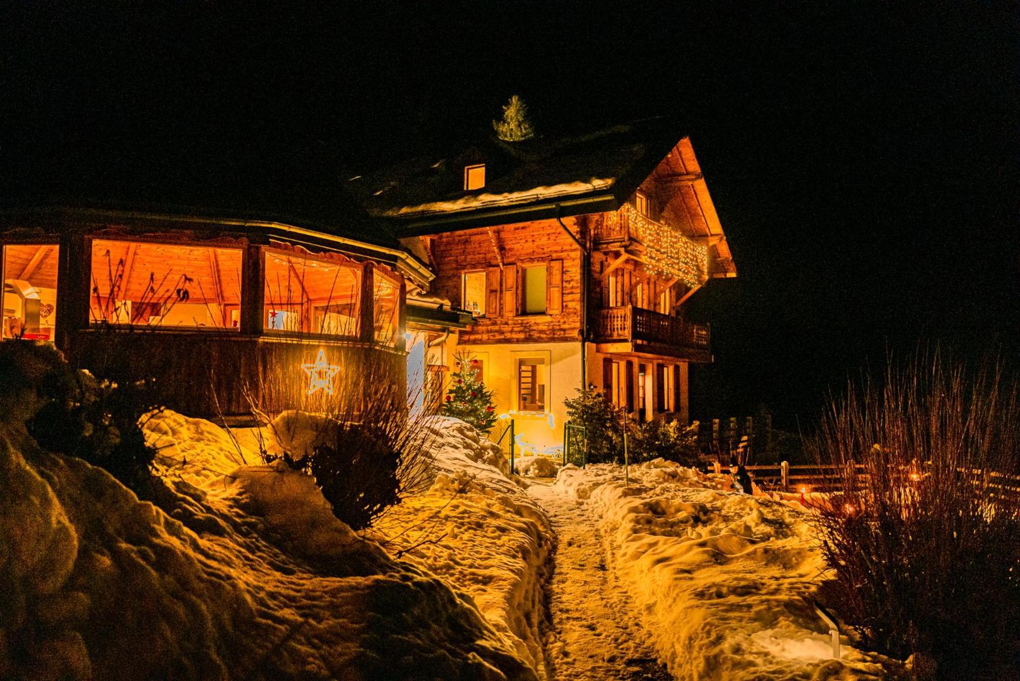 Chalet 4 Saisons Ovronnaz Eksteriør bilde