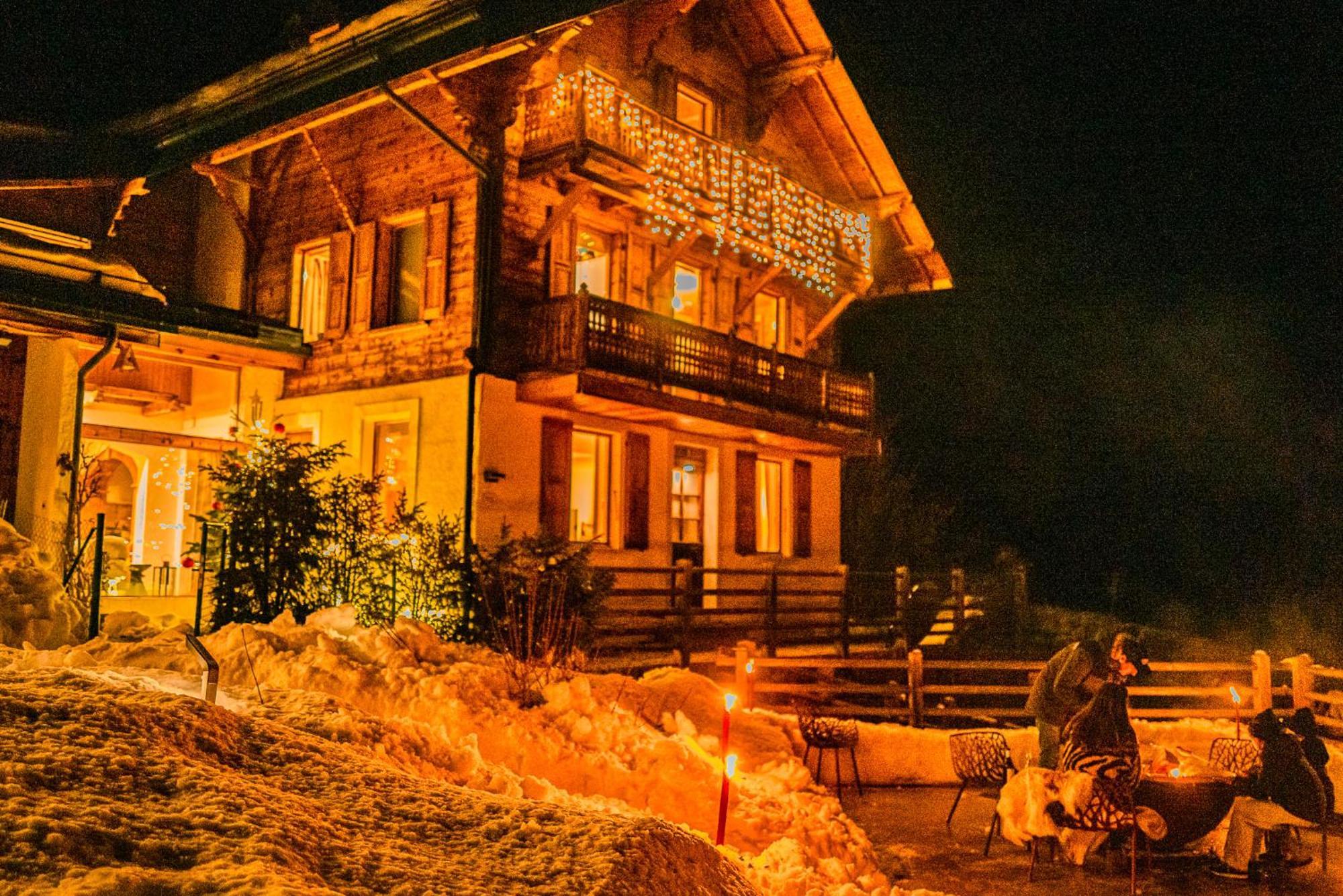 Chalet 4 Saisons Ovronnaz Eksteriør bilde